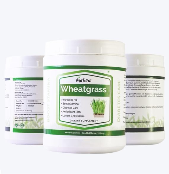 Wheat grass powder