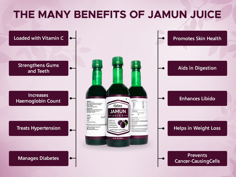 What are the benefits of jamun juice?