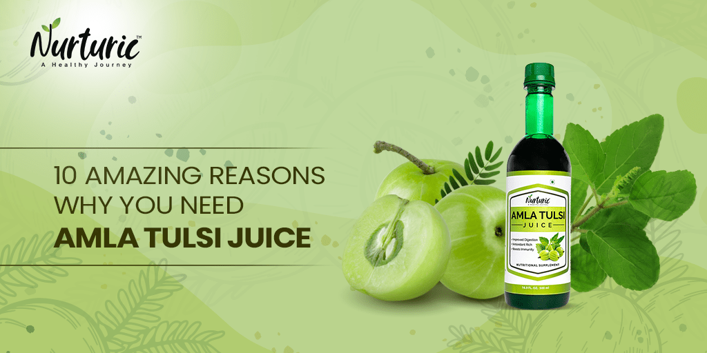 What are the advantages of amla tulsi juice