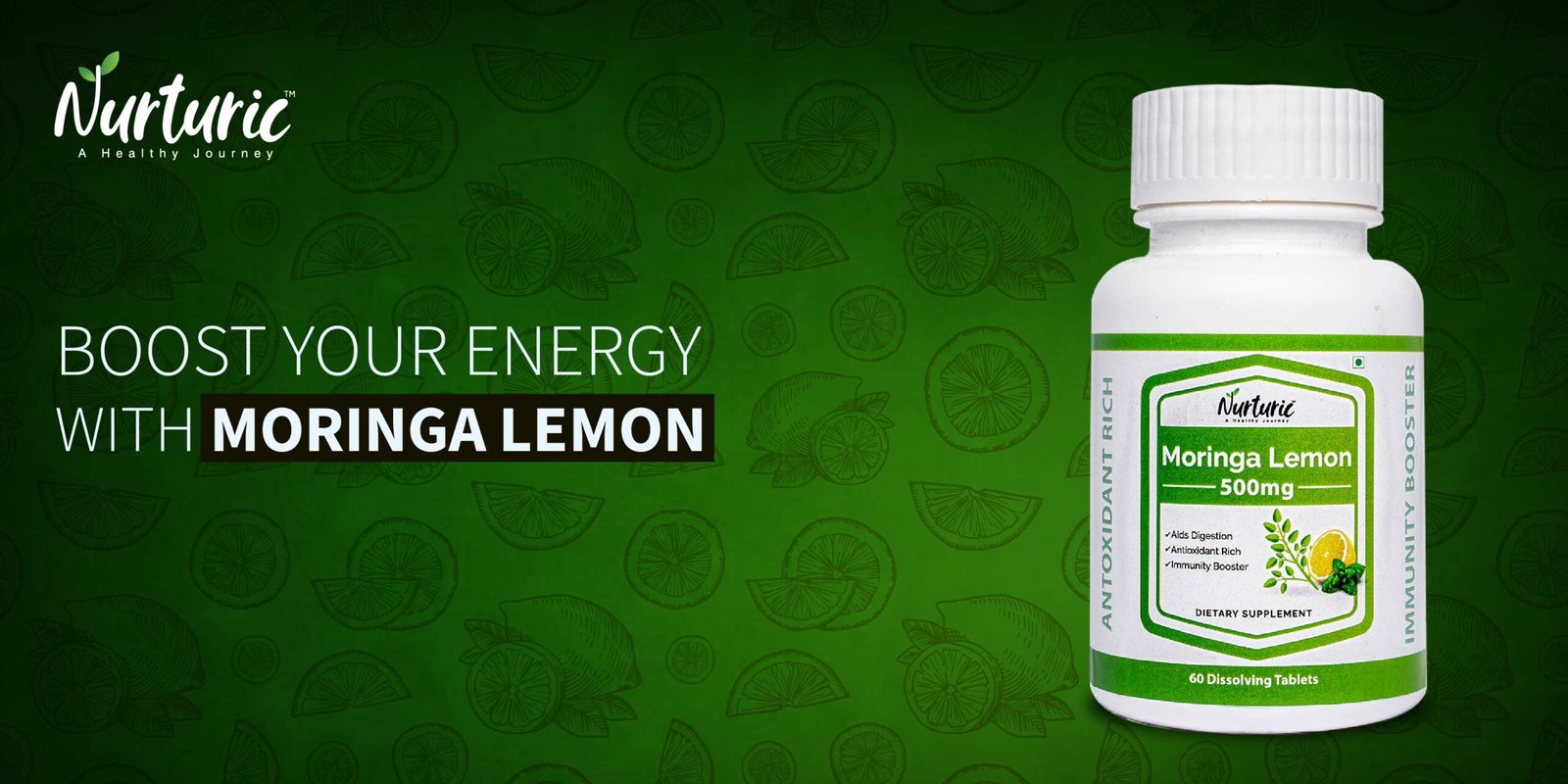 Boost your energy with moringa lemon