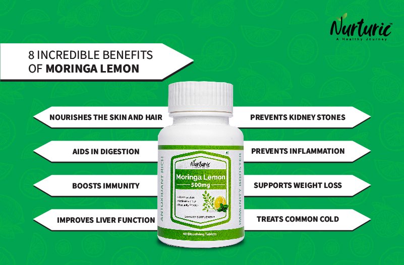Incredible Benefits Of Moringa Lemon Tablets
