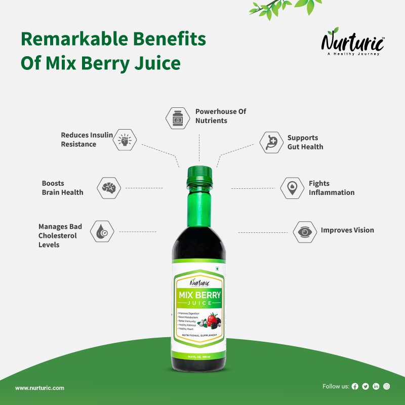 What are the benefits of mix berry juice