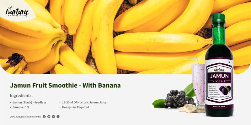 How jamun and banana smoothie helps for respiratory issues