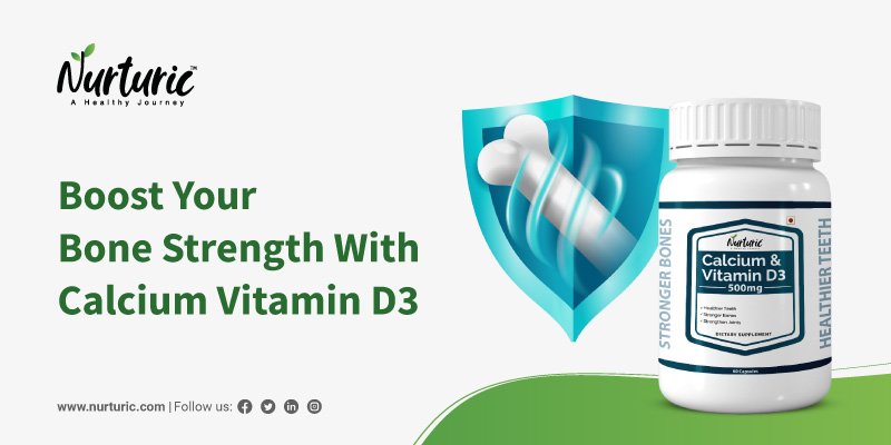 How does calcium and vitamin d3 helps in boosting the bone strength